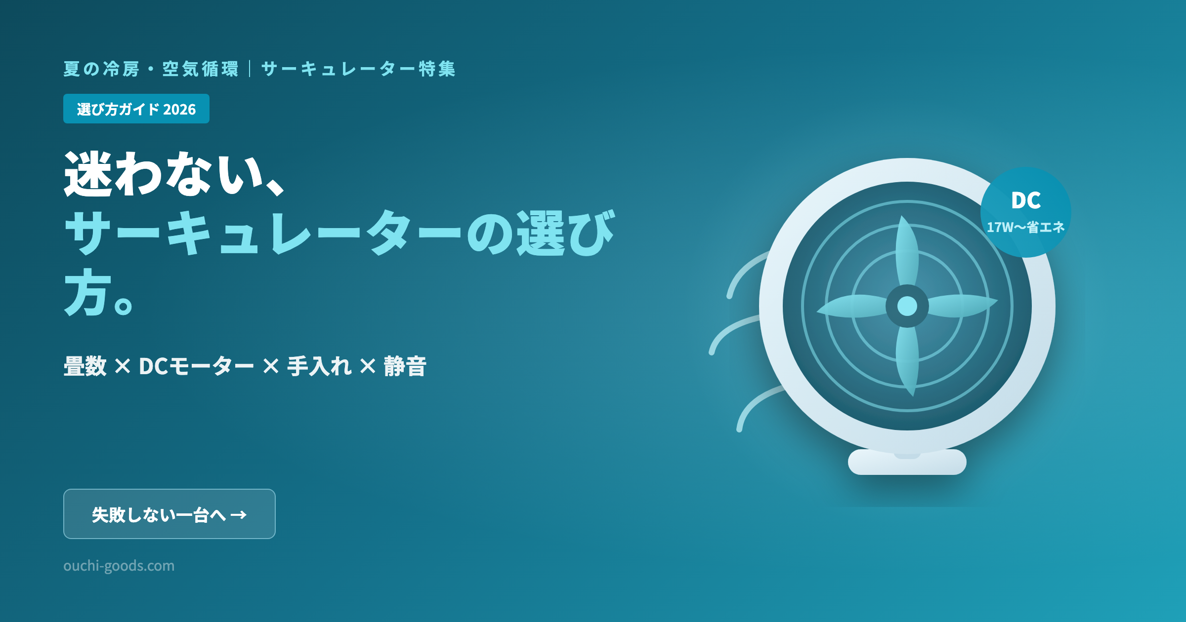 サーキュレーターの選び方ガイド